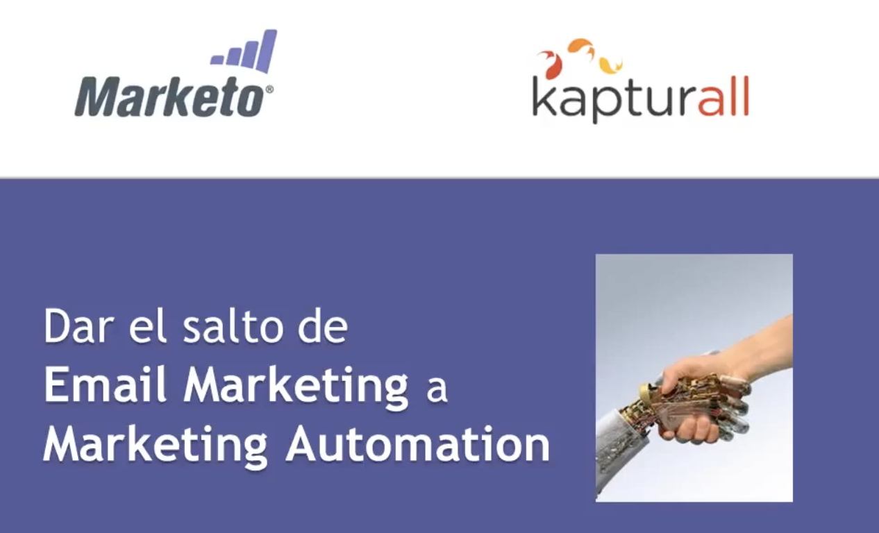 Webinar: Dar el salto del Email Marketing al Marketing Automation